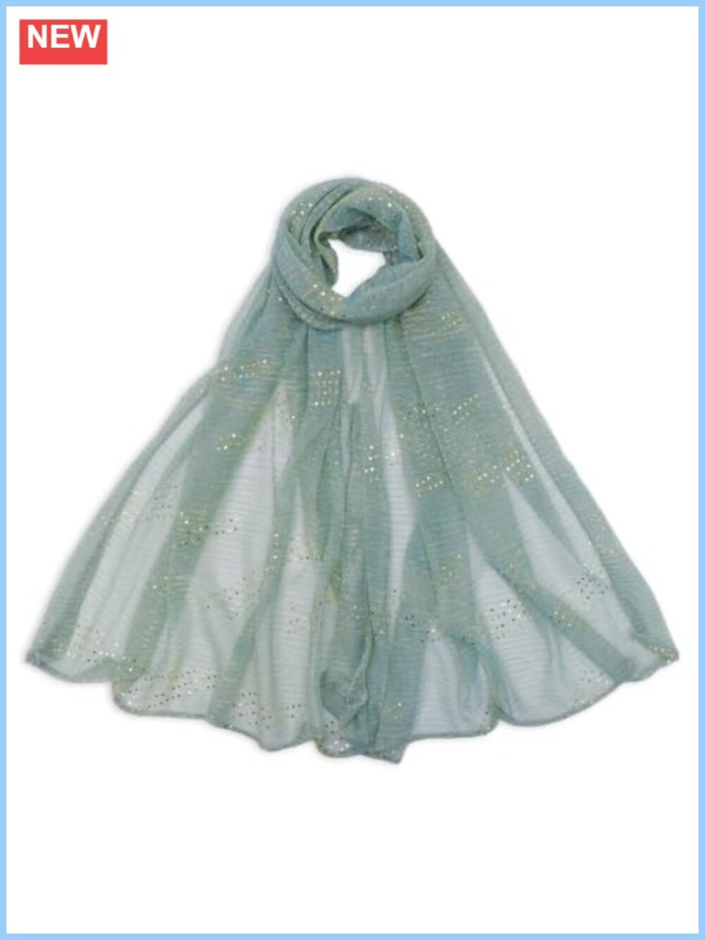 Sequin Scarf Mesh Polyester Lightweight Party Travel Women Accessory